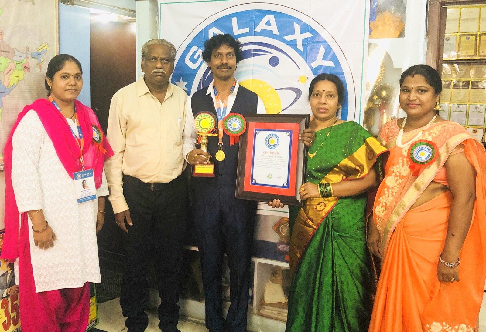 Dr. T. S. Satish Kumar — Galaxy Book of Records