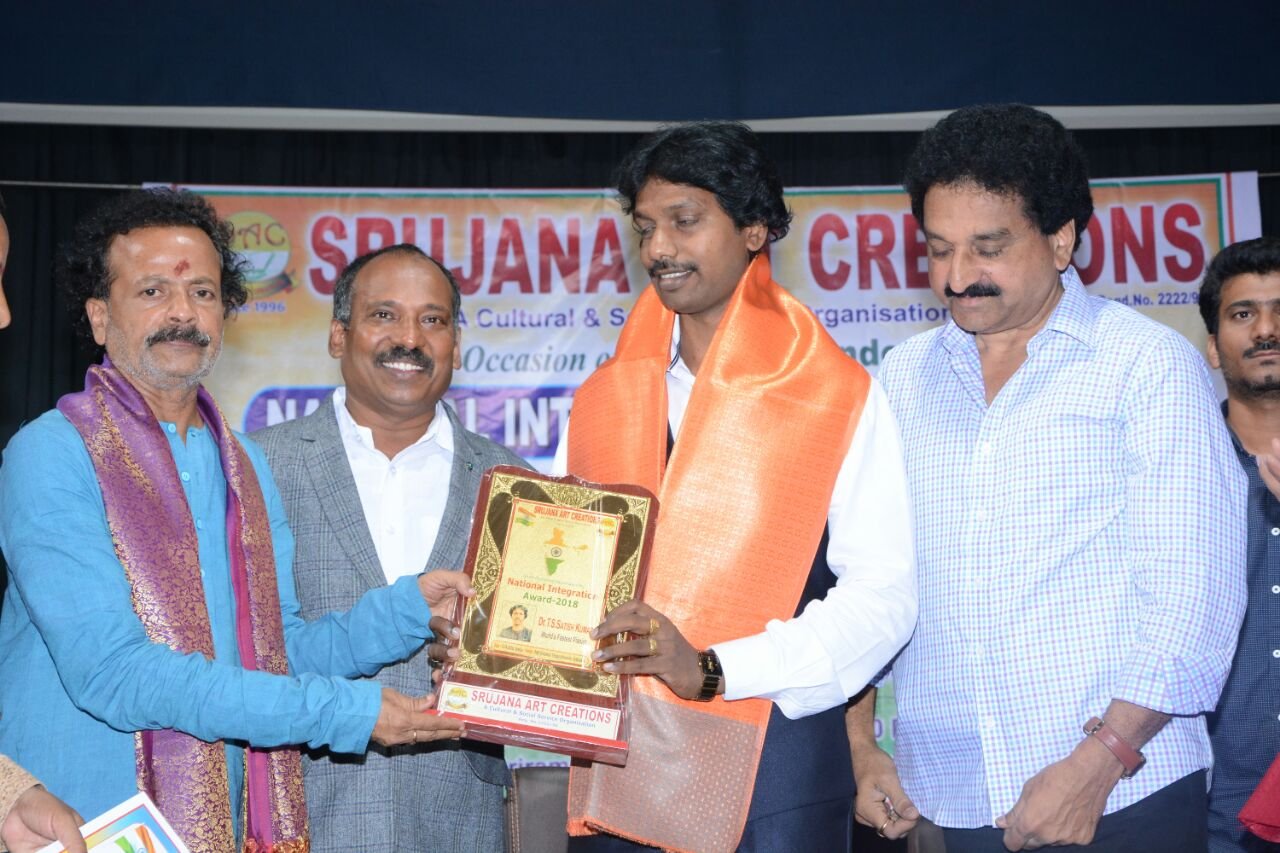 Dr. T. S. Satish Kumar — National Integration Award